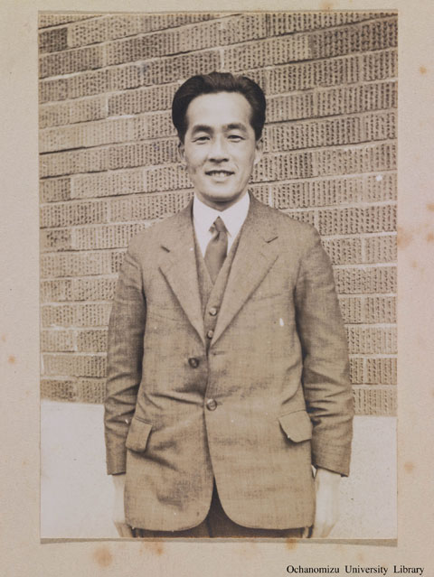 卒業記念写真帖（昭和10年3月、理科） 久米又三先生