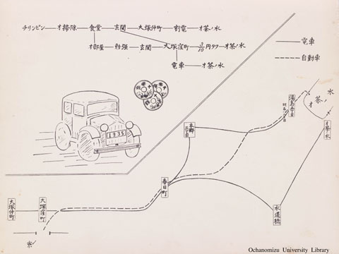 卒業記念写真帖（昭和10年3月、家事科） 「お茶の水の思ひ出」