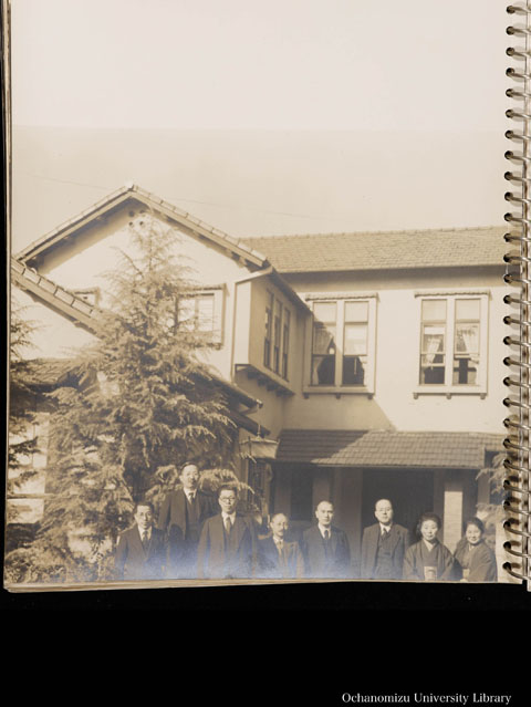 卒業記念写真帖（昭和11年3月、文科） 教官集合写真