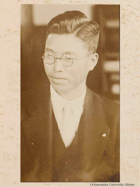 卒業記念写真帖 『みかきあいて』（昭和12年3月、家事科） 男性教官