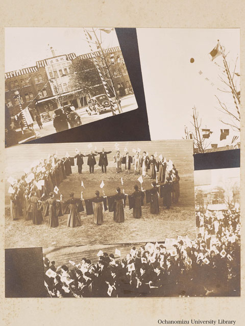 卒業記念写真帖 『みかきあいて』（昭和12年3月、家事科） 落成記念の日