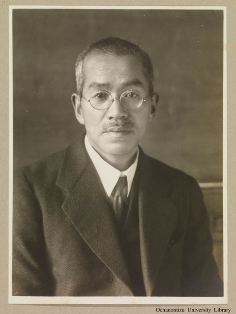 卒業記念写真帖（昭和13年3月、文科） 古川竹二先生