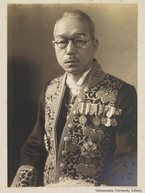 卒業記念写真帖（昭和14年3月、理科） 校長下村寿一先生