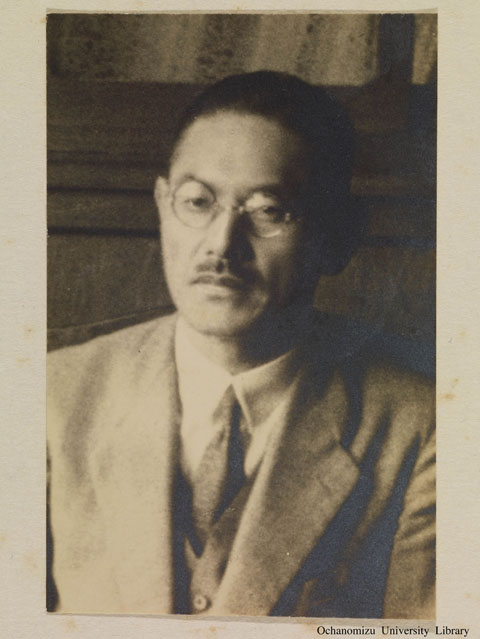 卒業記念写真帖 『於もひ出』（昭和14年3月、家事科） 朝比奈策太郎先生
