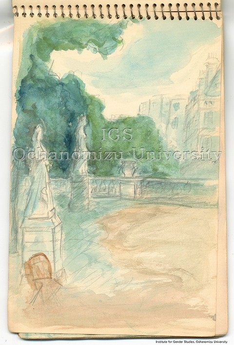 湯浅年子資料 Jardin du Luxembourg