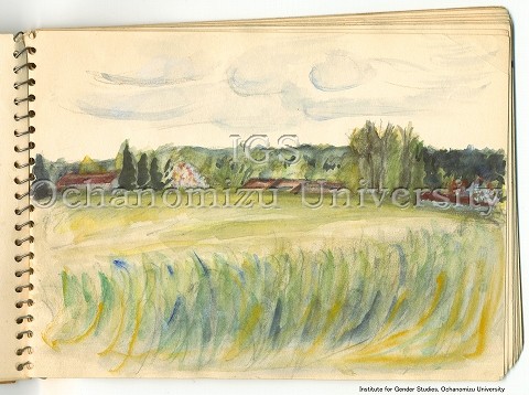 湯浅年子資料 Auvers sur Oise