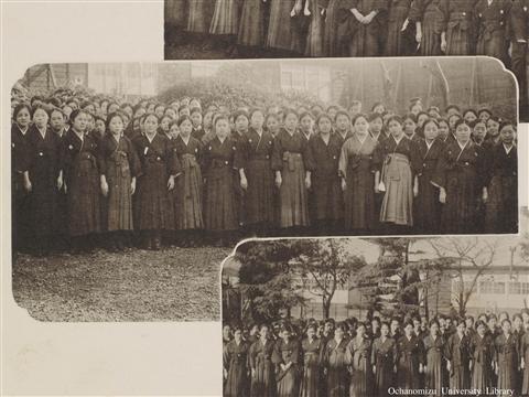 東京女子高等師範学校開校五拾季記念写真帖 「本校生徒奉送」
