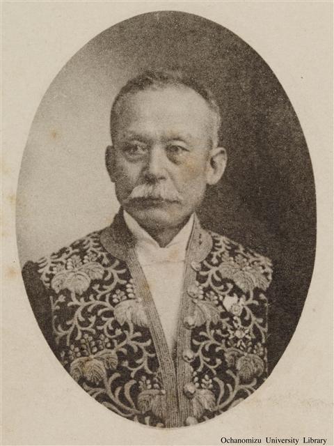 東京女子高等師範学校開校五拾季記念写真帖 「学校長　中川謙二郎氏」
