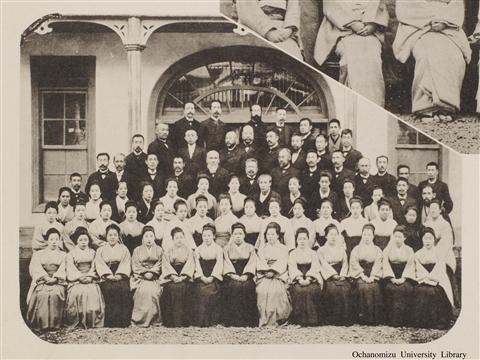 東京女子高等師範学校開校五拾季記念写真帖 「明治三十三年卒業生（袴の初）」