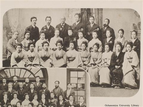 東京女子高等師範学校開校五拾季記念写真帖 「明治十二年五月附属高等女学校第壹回本科卒業生」