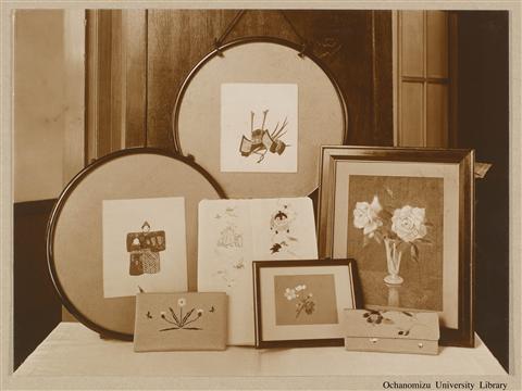 東京女子高等師範学校　生徒作業状況写真 「Embroidery 1」(2)