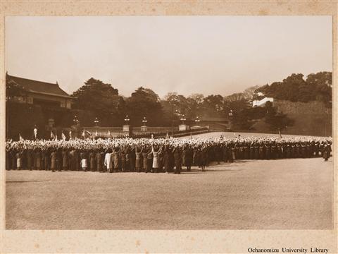東京女子高等師範学校　南京陥落奉祝旗行列写真帖 南京陥落奉祝旗行列写真