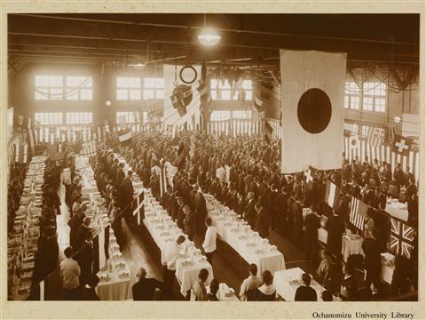 東京女子高等師範学校落成祝賀式写真帖 落成祝賀食事会