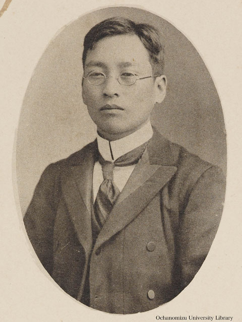 卒業記念写真帖（明治45年3月） 「尾上八郎先生」