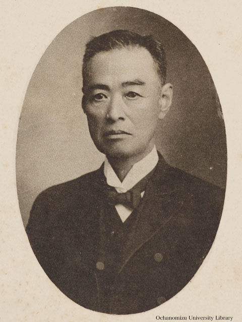 卒業記念写真帖（明治45年3月） 「旧師　故遠山盛之助先生」