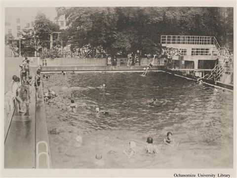 落成記念写真帖 「プール」