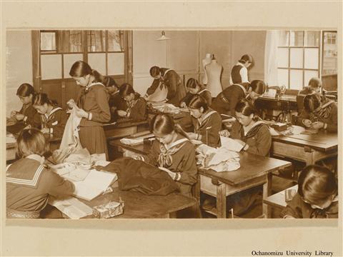 学校生活 裁縫実習