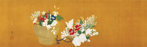 草花図