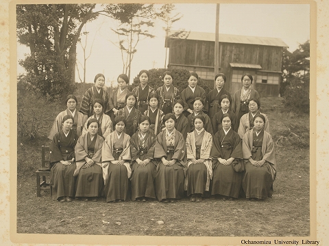 東京女子高等師範学校卒業写真　昭和2年3月　保育実習科