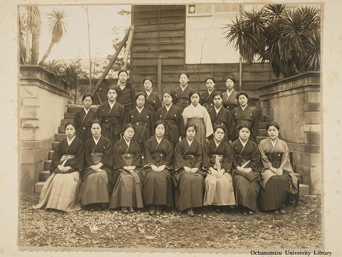 東京女子高等師範学校卒業写真　昭和5年3月　理科家事科