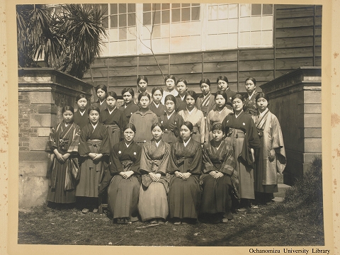 東京女子高等師範学校卒業写真　昭和6年3月　保育実習科