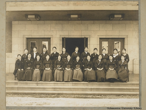 東京女子高等師範学校卒業写真　昭和10年3月　理科