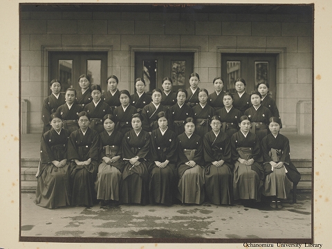 東京女子高等師範学校卒業写真　昭和13年3月　理科