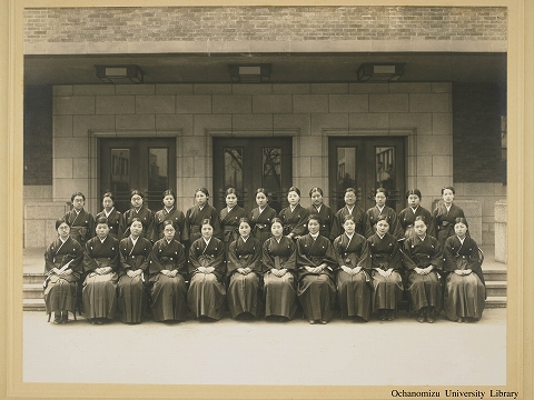 東京女子高等師範学校卒業写真　昭和14年3月　理科