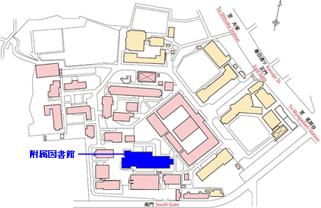 キャンパス平面図 